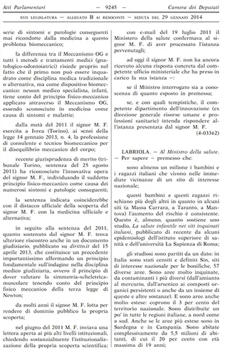 interrogazioni parlamentari